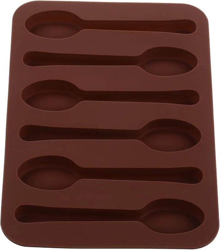 Marke: BESTOYARD Silikon Fondantform mit 6 Mulden, Löffelform zum Selberbacken — Weihnachtskueche