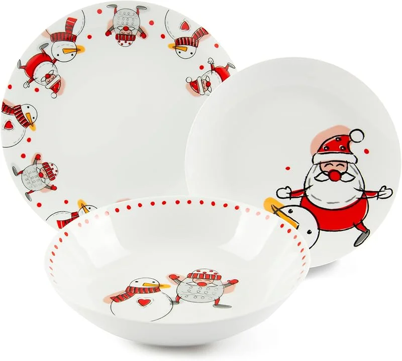 Besuche den Excelsa-Store Excelsa Snowman 65991 Tellerservice, 18-teilig — Advent und Tisch