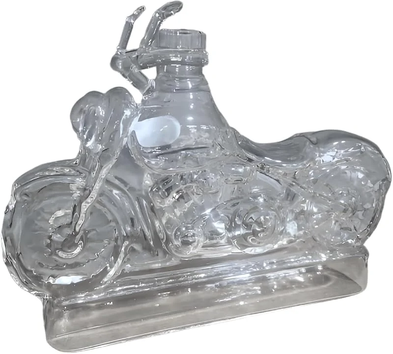 Marke: Genérico Karaffen Für Wein Glas Karaffe Mit Motorrad-Design Belüfter Whisky Flasche — Wein und Festtafel