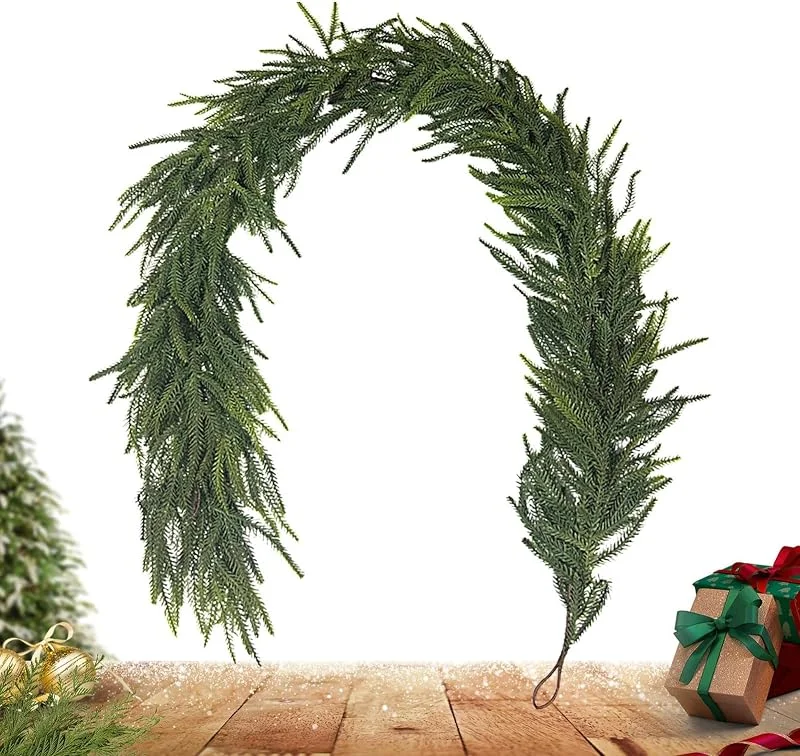 Marke: Générique Kieferngirlande Künstlicher Realistischer KiefernDeko — Weihnachtsdeko