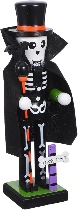 Marke: BESTOYARD BESTOYARD Nussknackerfigur Aus Holz Handbemalt für Halloween Weihnachten — Weihnachtsdeko