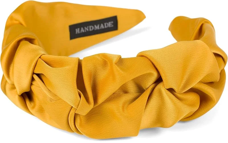 Besuche den styleBREAKER-Store styleBREAKER Damen Haarreif Geflochten Rüschen Optik, Curry — Haarpflege