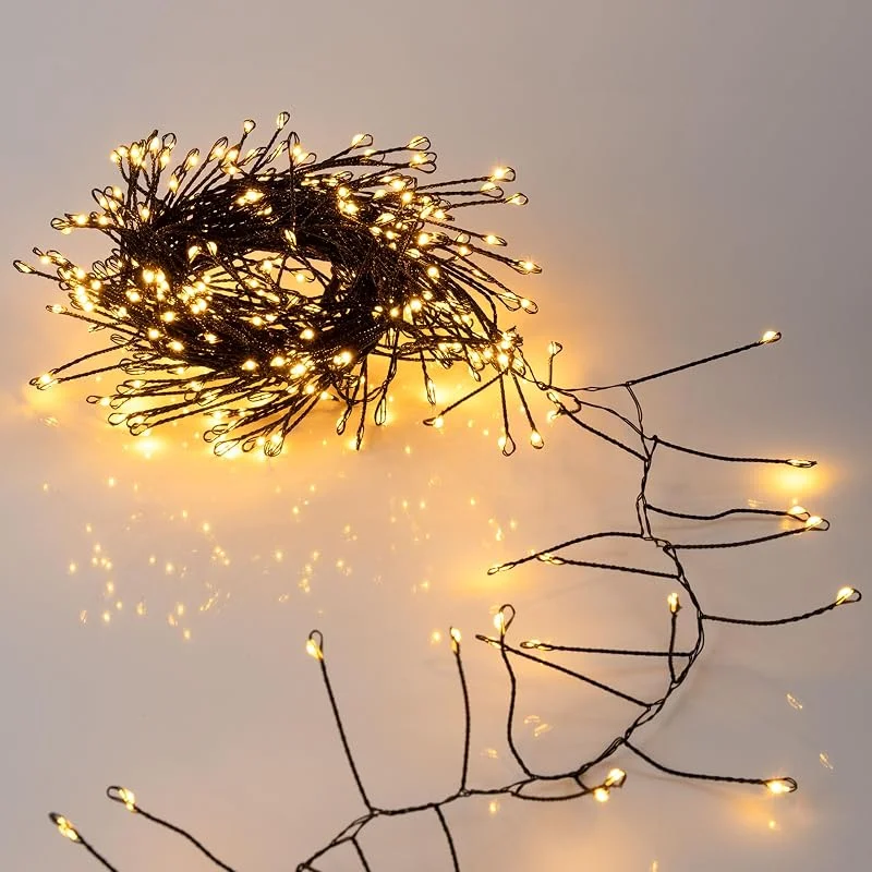 Besuche den Spetebo-Store Spetebo Feuerwerk Lichterkette warmweiß mit Timer und Funktionen - 360 LED — Weihnachtsbeleuchtung