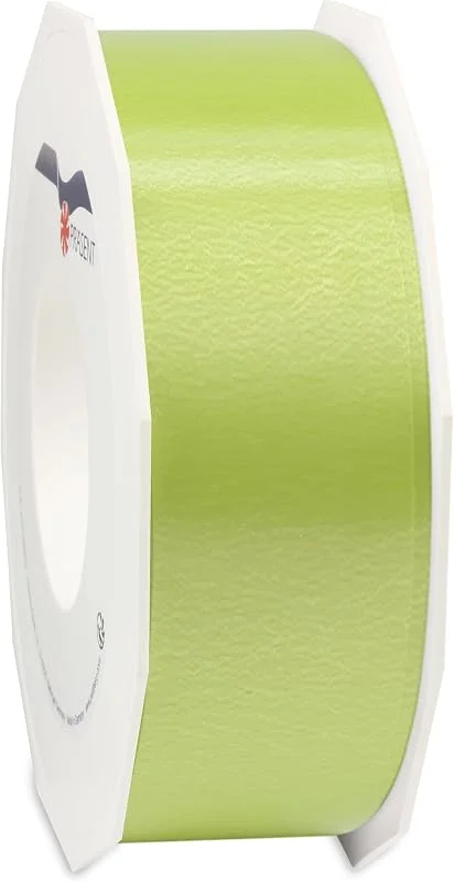Besuche den PRÄSENT-Store PRÄSENT C.E. PATTBERG Geschenkband apfelgrün, 91 Meter Ringelband 40 mm zum Basteln, Dekorieren & Verpacken von Geschenken zu jedem Anlass — Geschenkverpackung