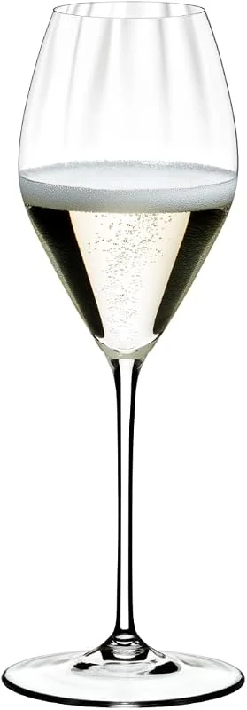 Besuche den RIEDEL-Store RIEDEL Performance Champagner Gläser 4er Set, 375 ml, Champagnergläser mit optischem Effekt, Kristallglas — Wein und Festtafel