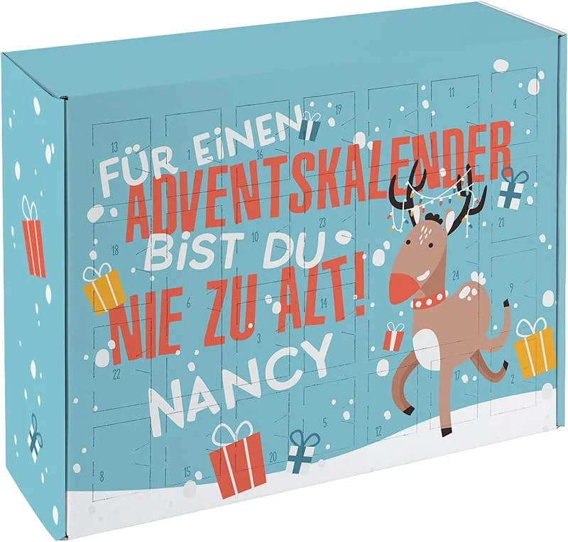 Besuche den Herz & Heim-Store Herz & Heim® DIY Adventskalender mit Personalisierung - Design (Nie zu alt) — Advent und Tisch