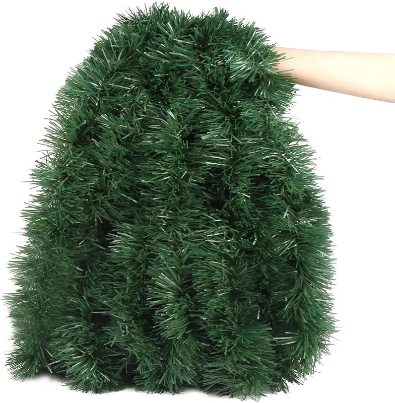 Marke: LOMIMOS LOMIMOS Künstliche Girlande, ca. 100 m, Weihnachtsgirlande, künstlich, weich, Grün — Weihnachtsdeko