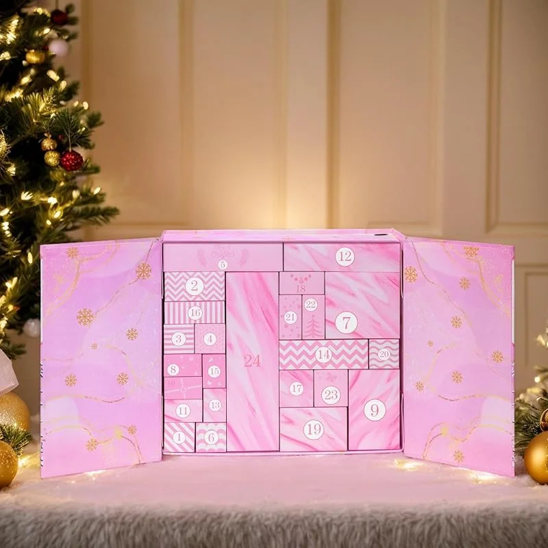 Marke: Generic 24 leere Weihnachts-Adventskalender 2026, befüllbare Adventskalender-Boxen — Advent und Tisch