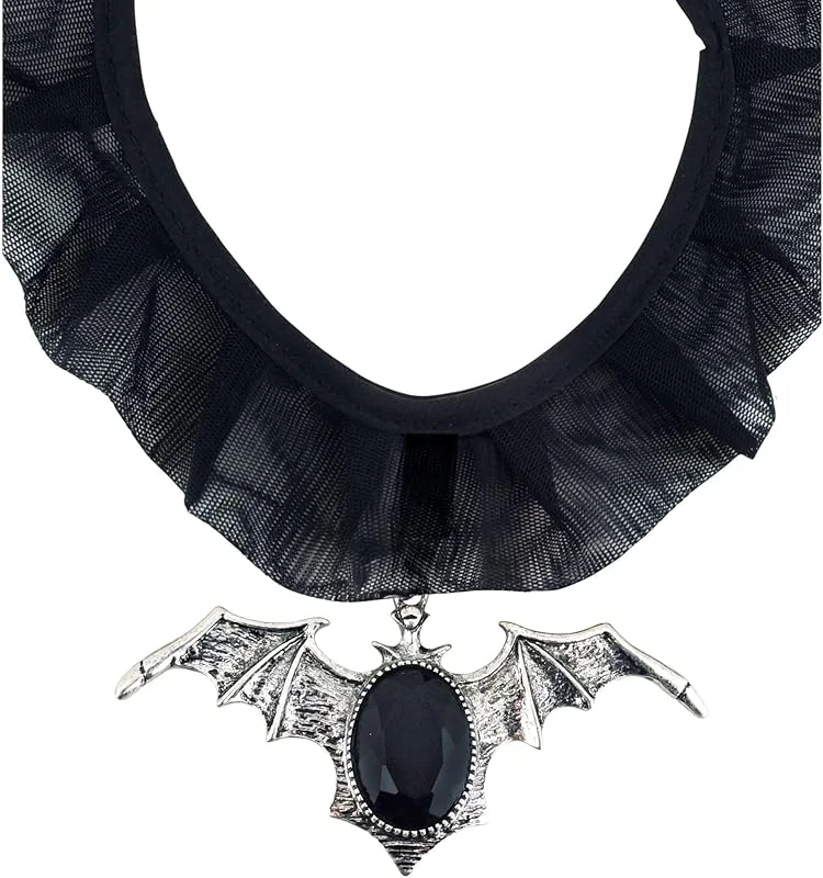 Besuche den W WIDMANN MILANO Party Fashion-Store W WIDMANN MILANO Party Fashion - Gothic Halskette mit Fledermaus Details — Weihnachtsmode