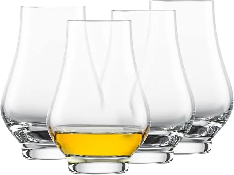 Besuche den Schott Zwiesel-Store SCHOTT ZWIESEL Whisky Nosing Tumbler Bar Special (4er-Set), spezielle Nosing Gläser für Whisky, spülmaschinenfeste Tritan-Kristallgläser, Made in Germany (Art.-Nr. 130000) — Wein und Festtafel