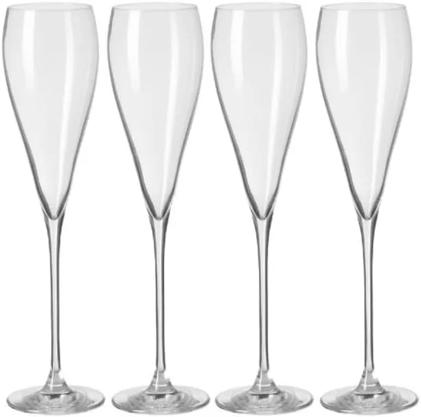 Besuche den Fink-Store Fink Premio 4er Set, Champagnerglas, Glas, glatt, transparent, L. 6 cm, B. 6 cm, H. 28 cm — Wein und Festtafel