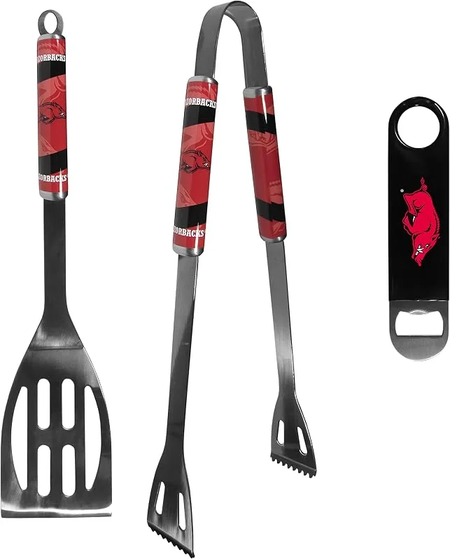 Marke: Siskiyou Siskiyou Sports NCAA Ohio State Buckeyes Unisex 2-teiliges Grill-Set und Flaschenöffner, Teamfarben, Einheitsgröße — Wein und Festtafel