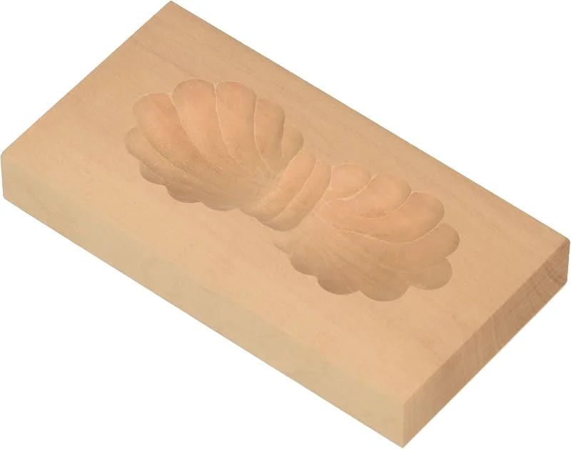 Besuche den Städter-Store Städter 848030 Spekulatiusmodel "Doppelmuschel" Backform, Holz, braun, 11, 5 x 6 x 3 cm — Weihnachtskueche