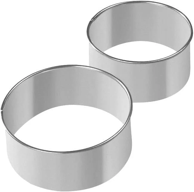 Besuche den Zenker-Store Fackelmann Teigausstecher, 2er Set, Metall, Mehrfarbig, 8 und 9 cm, Höhe 5 cm — Weihnachtskueche