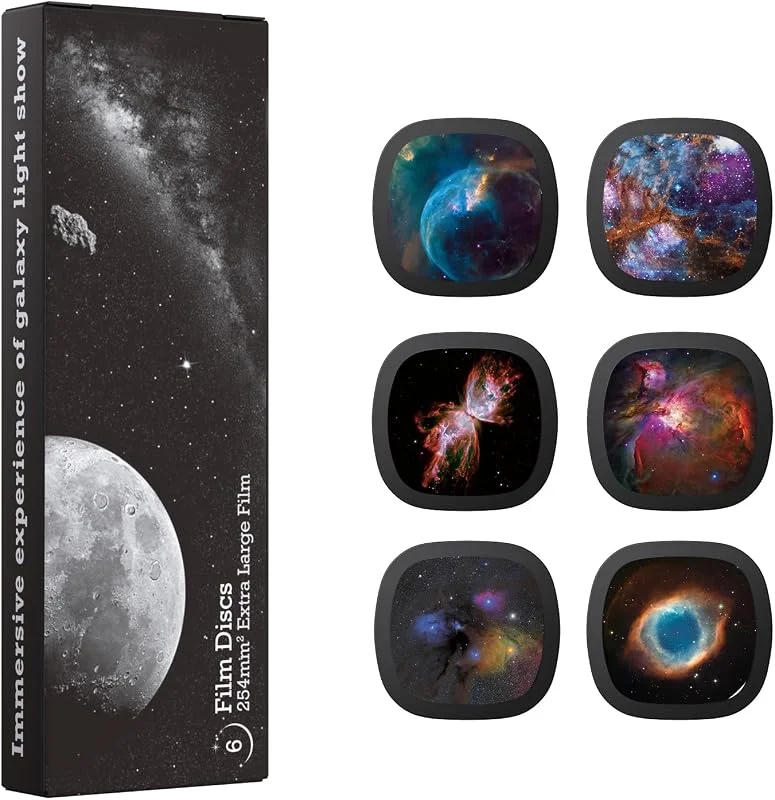 Besuche den Ainael-Store Sternenhimmel Projektor Scheiben, 5K HD Discs für Galaxy Projector — Weihnachtsbeleuchtung