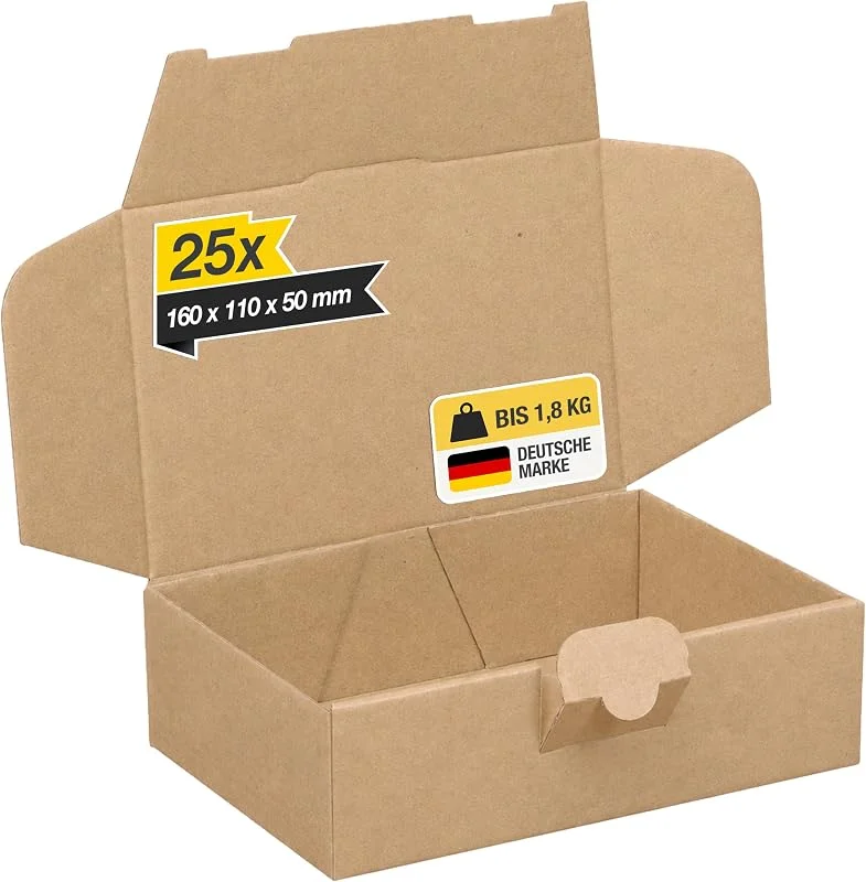 Marke: smiley pack smiley pack 25x Maxibriefkartons 160x110x50mm Braun — Geschenkverpackung