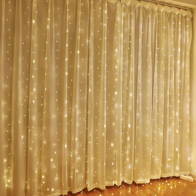 Marke: Générique Weihnachts-Fensterlichter, Wand-Lichterketten aus Kupferdraht — Weihnachtsbeleuchtung