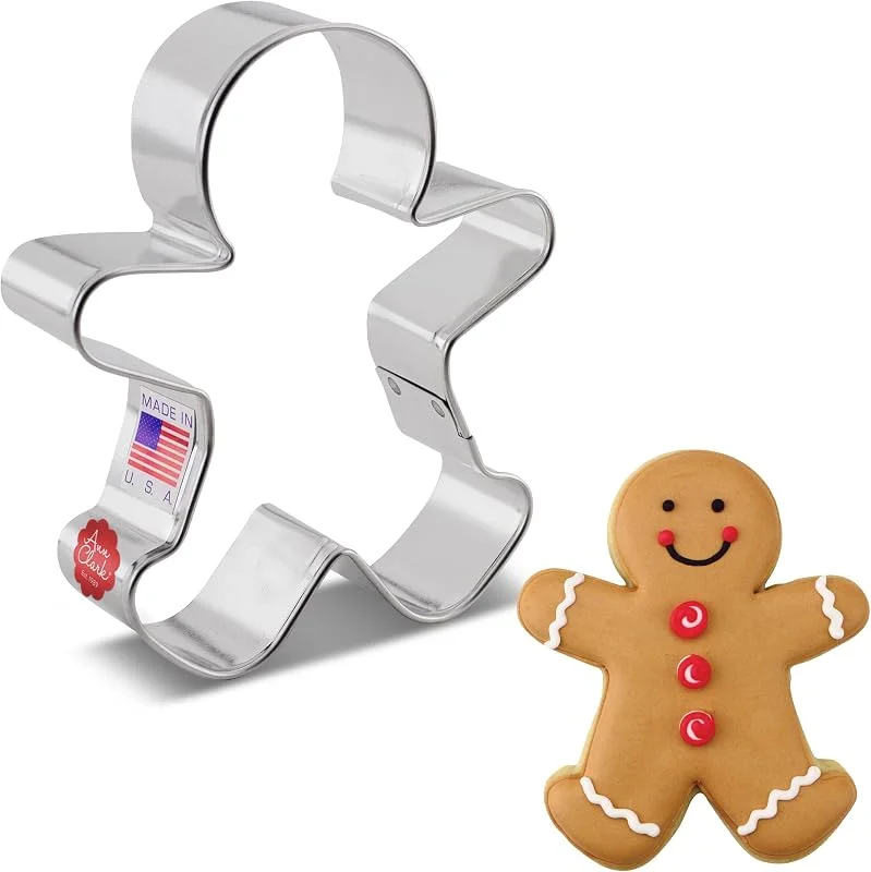 Besuche den Ann Clark Cookie Cutters-Store Ann Clark Ausstechform - Lebkuchen-Mann - 10, 2 cm Ausstechformen Weihnachten — Weihnachtskueche