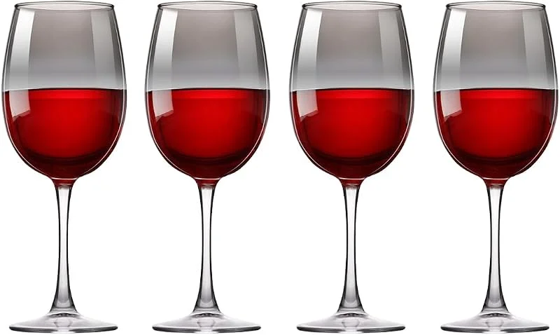 Besuche den alpina-Store alpina Weingläser-Set 4-teilig – Weingläser geräuchert – geeignet für Rot- und Weißwein – Glasgeschirr für jeden Anlass – Glas — Wein und Festtafel