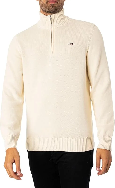 Gant Herren Casual Cotton Halfzip Pullover (1er Pack) — Weihnachtsmode
