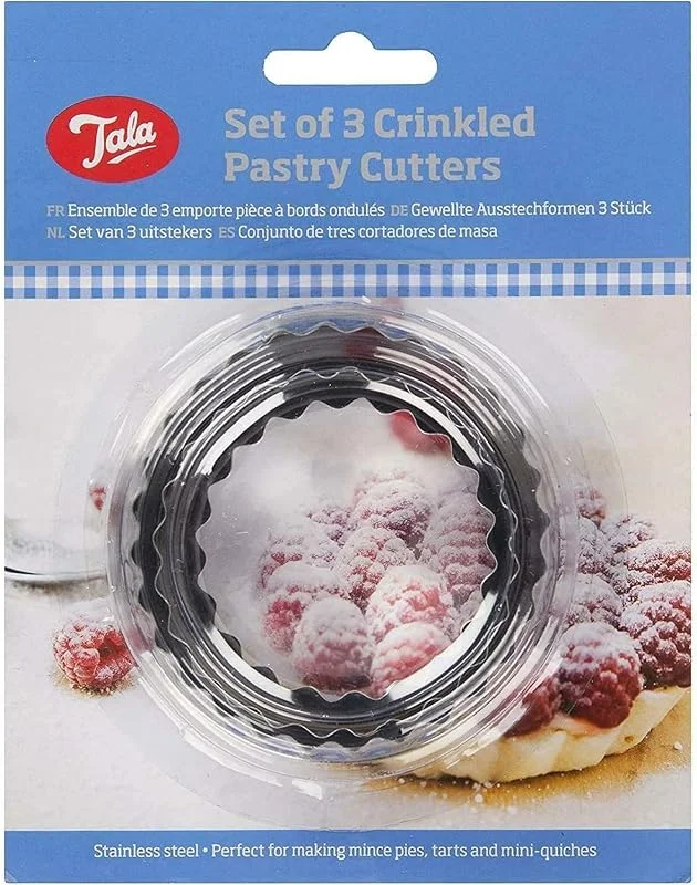 Besuche den Tala-Store Tala Ausstechformen 3er Set - Edelstahl Keksausstecher Rund für Plätzchen — Weihnachtskueche