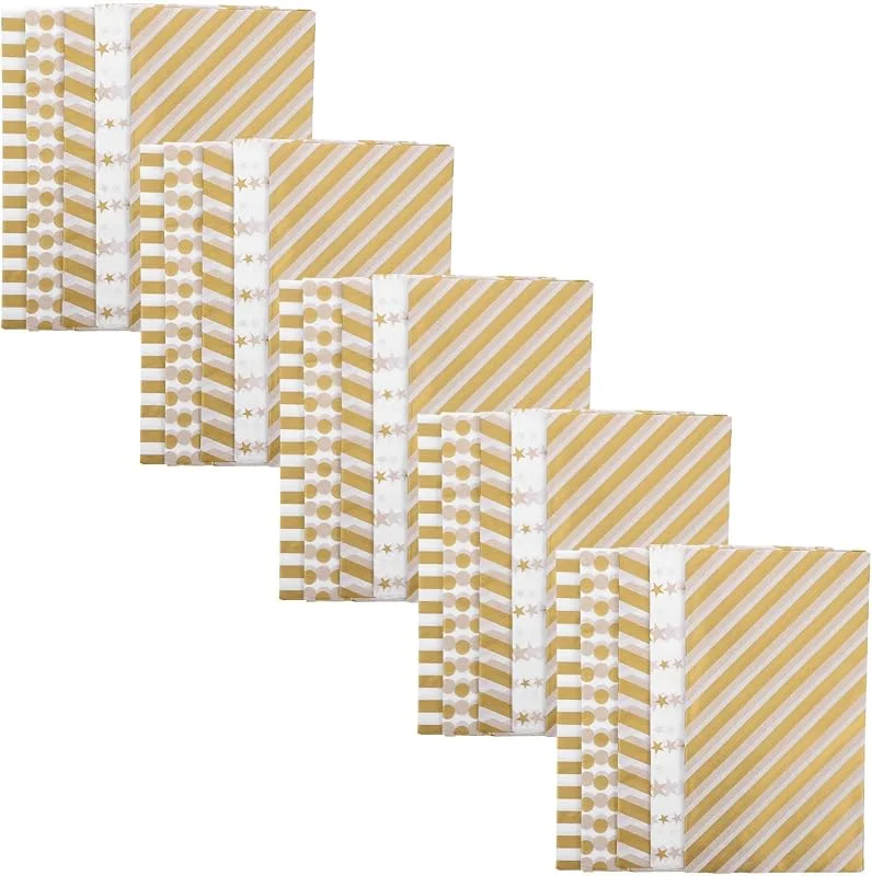 Marke: BESTOYARD 25 Blatt Goldenes Seidenpapier für Blumen, 50x70cm, 25 Blatt — Geschenkverpackung