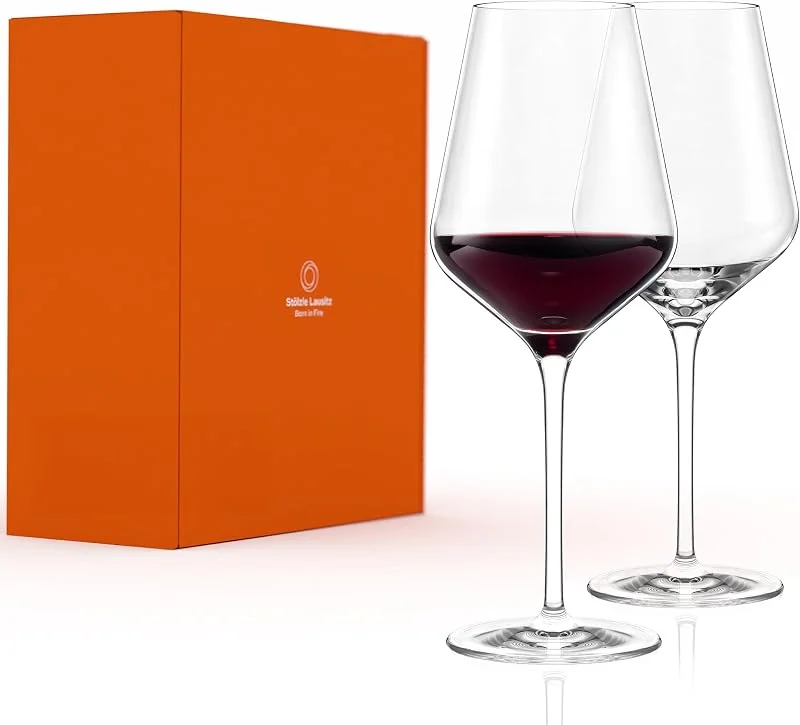 Besuche den Stölzle Lausitz-Store Stölzle Lausitz Quatrophil Rotweingläser Rotweinkelche 570 ml, 2er-Set — Wein und Festtafel