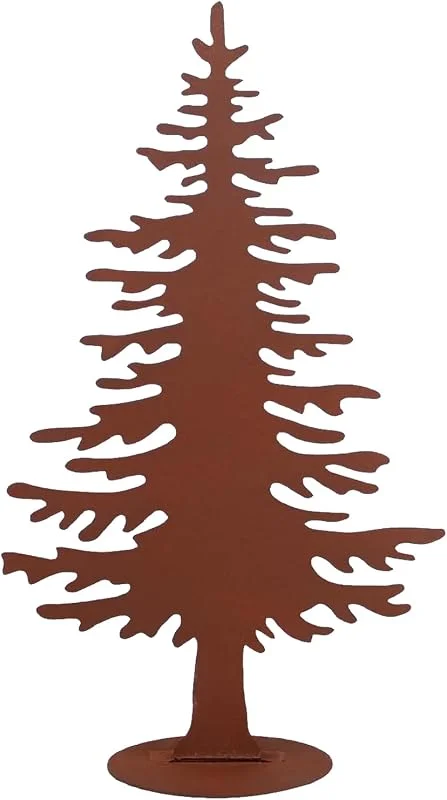 Besuche den UNUS-Store UNUS Tannenbaum Rost-Deko aus Metall, Weihnachtsbaum Aufsteller Groß — Weihnachtsdeko