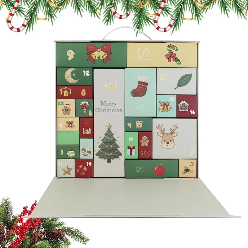 Marke: Generic Adventskalender 24 Tage Adventskalender Zum Befüllen Leer Lustig — Advent und Tisch